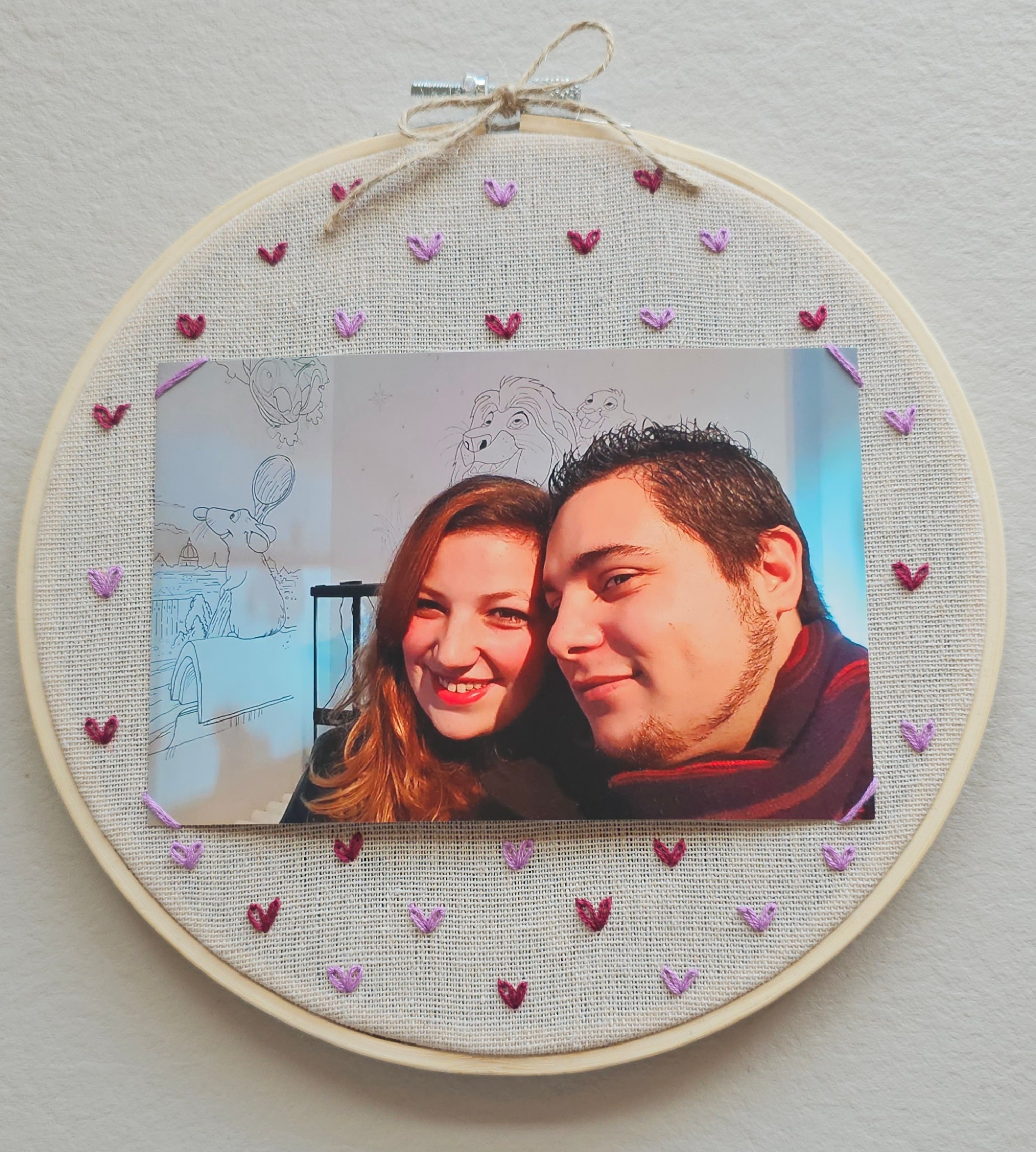 Tambour à broder décoratif avec photo – Image 2