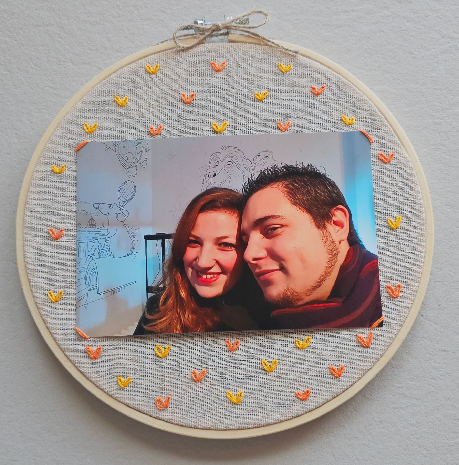 Tambour à broder décoratif avec photo – Image 3