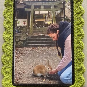 Cadre photo magnétique au crochet (Laine épaisse)